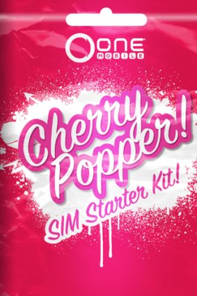 The 'cherry popper' sim card starter kit.