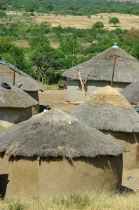 Zulu homes in KwaZulu-Natal.