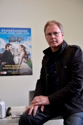 Filmmaker Tait Brady in his St Kilda office.