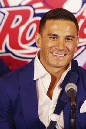 Spending spree &#8230; the Roosters bought Sonny Bill Williams in the off-season.