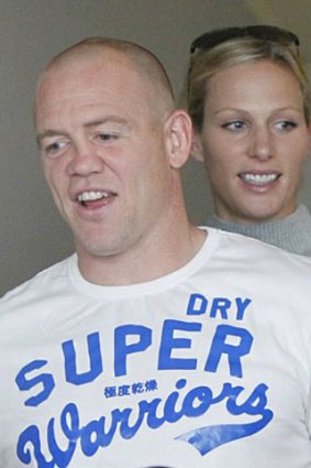 Mike Tindall and Zara Phillips.
