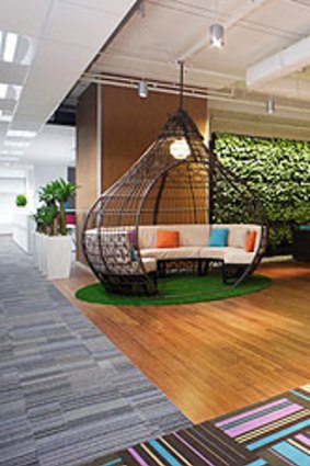 The headquarters of SAP in Singapore, employing new thinking in workplace design.