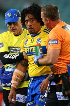 Crunch time ... Sam Kasiano's hit has brought clashes from re-starts under scrutiny.