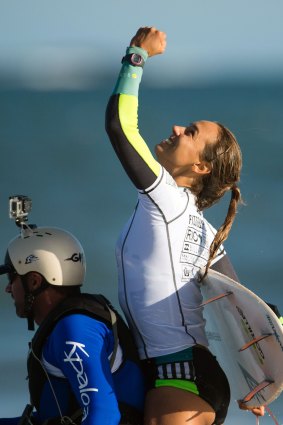 In the hunt: Sally Fitzgibbons.