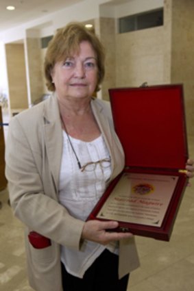 Irish Nobel laureate Mairead Maguire.