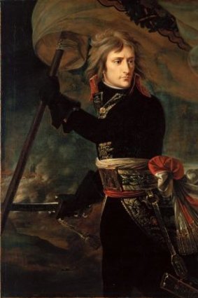 Napoleon at Pont d'Arcole by Antoine-Jean Gros (1796).