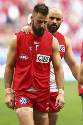 Nick Malceski was injured in the Swans' qualifying final against Fremantle.