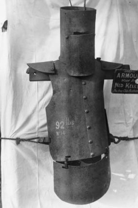 Ned Kelly's makeshift armour.