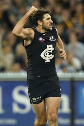 Pride in the jumper: Carlton may revert to its traditional strip.