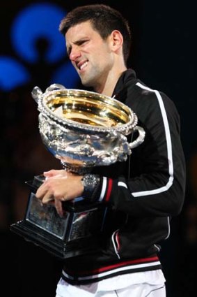 Triumph &#8230; Djokovic.