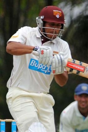 In-form &#8230; Khawaja closes in on a century.