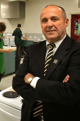 Doncaster Secondary College principle Frank Sal.