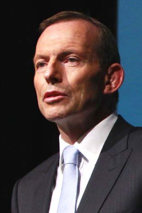 Change of mind: Tony Abbott has declared his support for a national disability insurance scheme.