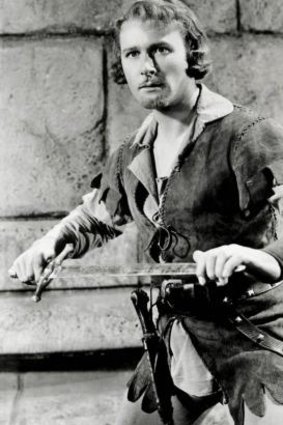 Errol Flynn in The Adventures of Robin Hood . 