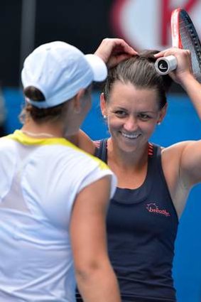 Ranking hopes: Seasoned Australian tennis star Casey Dellacqua is looking beyond playing doubles.