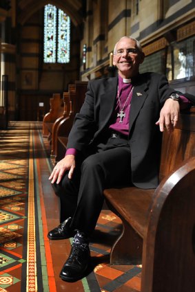 Bishop Mark Burton, the new dean of St Paul's Anglican Cathedral, says young people are overwhelmed by the language used to talk about the global financial crisis. 