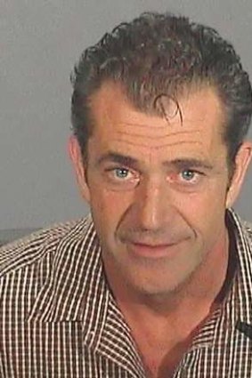 Mug shot ... Actor Mel Gibson arrested on suspicion of Driving Under the Infuence (DUI) in Malibu, California in 2006.