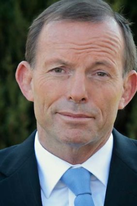 All-out approach ... Tony Abbott.