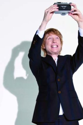 Camera smile: Domhnall Gleeson, star of <em>About Time</em>.