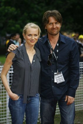 Tropfest director John Polson with actor Naomi Watts at the festival in 2008.