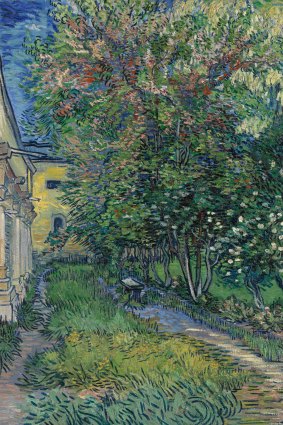 <i>The Garden of the Asylum at Saint-Remy</i>, (detail), by Vincent van Gogh, which can be seen at the NGV. 