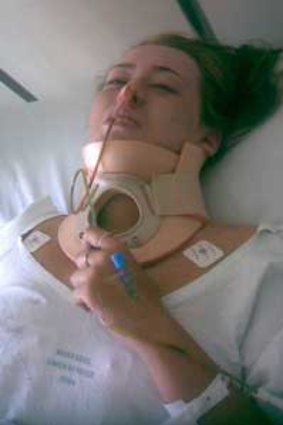 Jennifer Chapman is recovering in hospital after the horror crash. This photograph was supplied by her family.