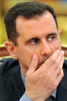 Bashar al-Assad ... on a collision course with Washington.