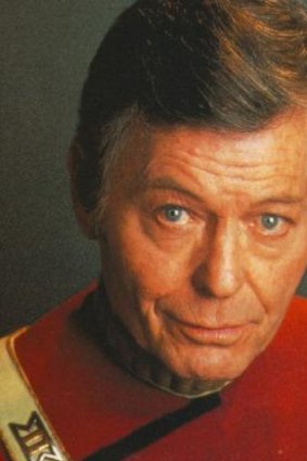 Dr Leonard McCoy in Star Trek played by DeForrest Kelley. 