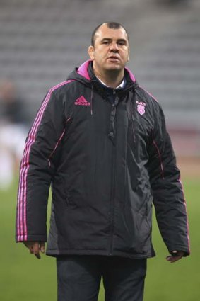 European tour: Michael Cheika as Stade Francais coach in 2005.
