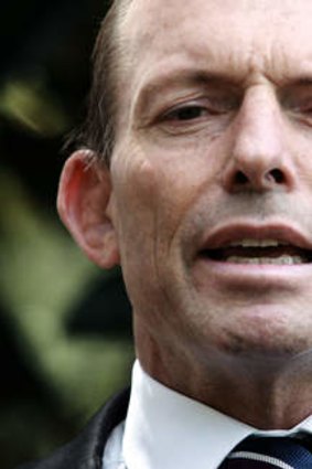 Rebuffed ... Leader of the opposition Tony Abbott.