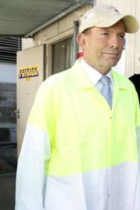 Countdown: Peta Credlin with Tony Abbott.