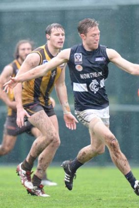 In reserve: Carlton defender Jeremy Laidler had a frustrating season after being largely confined to the VFL.