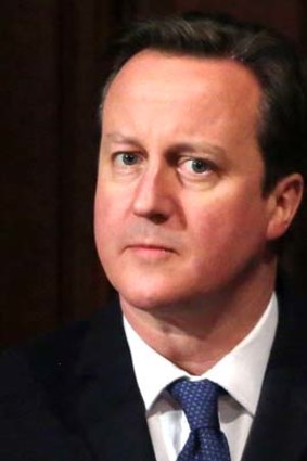 To outline measures that will restrict the rights of foreigners to claim unemployment benefits for six months: British Prime Minister David Cameron.