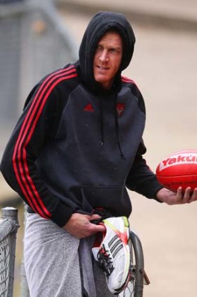 Decision time: The Bombers face a dilemma over Dustin Fletcher's suspension.