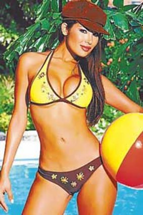 Angie Sanclemente Valencia in her modelling days.