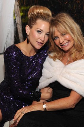 Goldie Hawn with daughter Kate Hudson .... "It’s heart-warming to know that all mums really want is for their daughter to lead a happy life.”