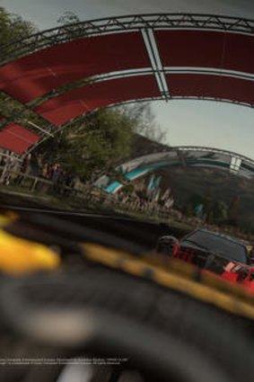 The PlayStation 4 game <i>DriveClub</i>.
