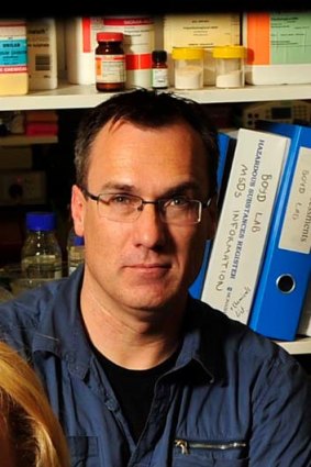 Australian researcher Andrew Laslett.