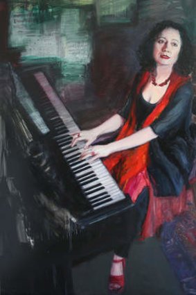 Portia Geach finalist Kerry McInnes' portrait of Elena Kats-Chernin.