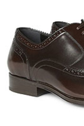 Dolce and Gabbana leather oxford brogues.