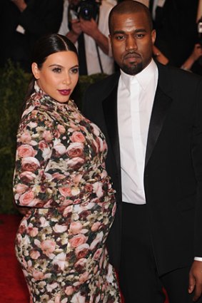 Is it a boy? Kim Kardashian is seven months pregnant to Kanye West.