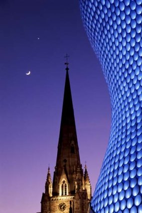 St Martin's Cathedral and Bullring Selfridges.