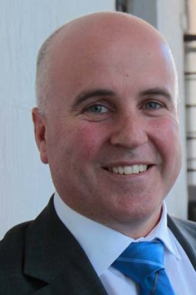 At odds: Adrian Piccoli (pictured) and Christopher Pyne.