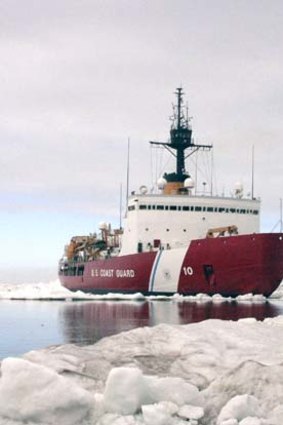 Rescue mission: The Polar Star is expected to reach the trapped ships within a week.
