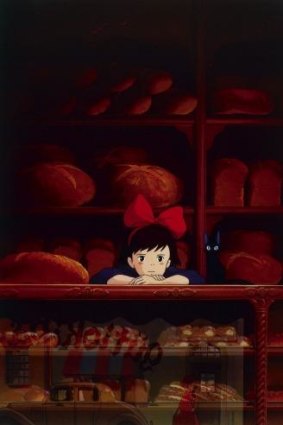 For children and adults: A scene from the animation film <i>Kiki's Delivery Service</i>.