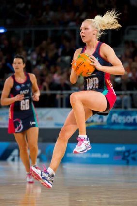 Vixens wing defence Kate Moloney in action.
