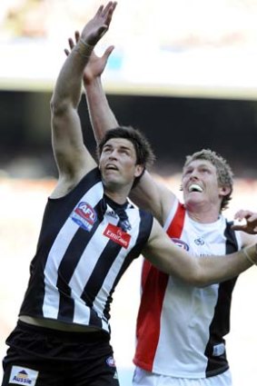 Leigh Brown and Ben McEvoy in the 2010 Grand Final replay.