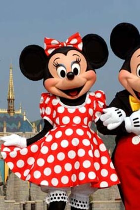 Mickey Mouse and Minnie Mouse are coming to China.
