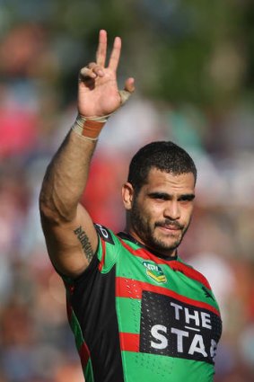 Coming soon: Souths' dangerman Greg Inglis is on the mend.