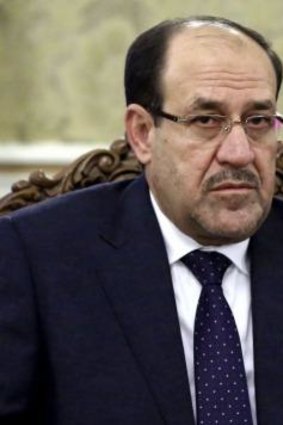 Under pressure: Iraqi Prime Minister Nouri al-Maliki.
